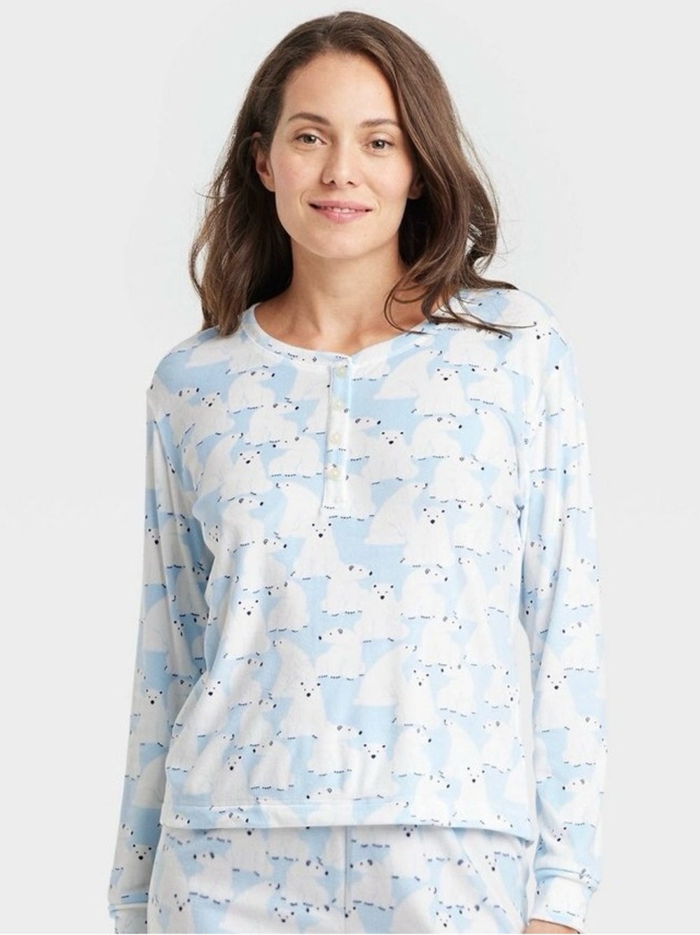 Wondershop Polar Bear Fleece Sleepwear Top